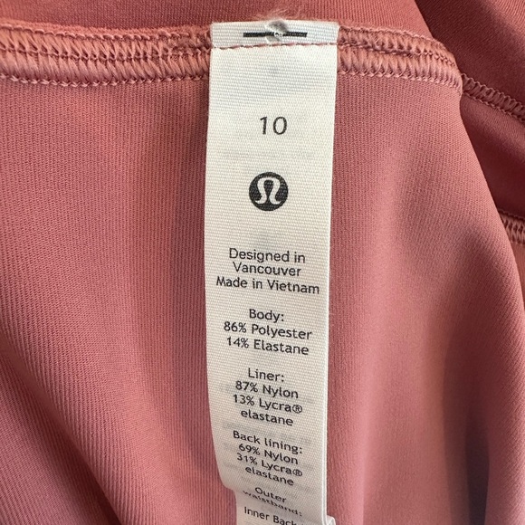 Lululemon Play Off The Pleats Skirt *13" Sz 10 - Picture 7 of 8